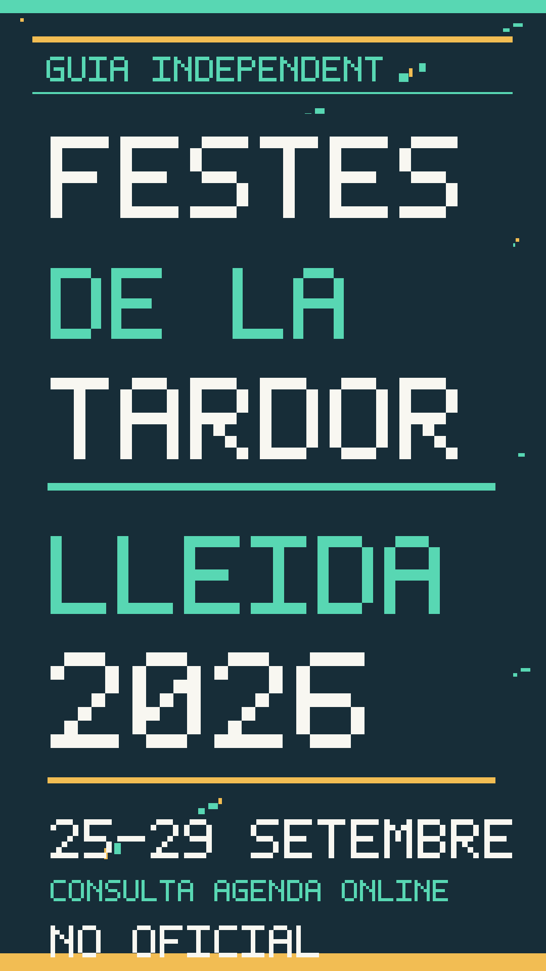 Imatge vertical de la guia independent de les Festes de la Tardor de Lleida 2026